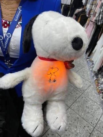 Customer photo review of Peluche Relajante Que Respira 🐾
