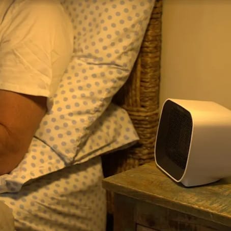 Customer photo review of Blaux Heater - Portable Warmth, Efficient Heating 450W