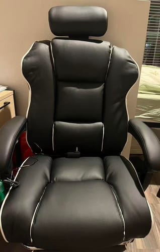Customer photo review of Homrest Ergonomic Office Chairs with Lumber Support, Heat and Massage for Back Pain