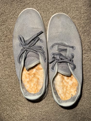 Customer photo review of Sheepskin Shoe Insoles