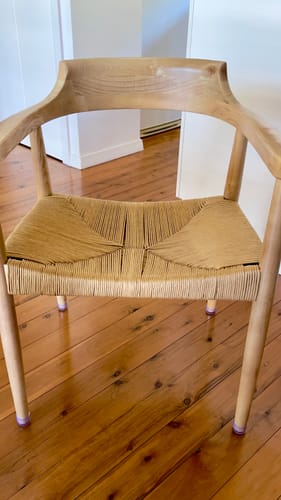 Customer photo review of Round Felt Silicone Chair Leg Protectors | Extra-Durable Chair Floor Protectors