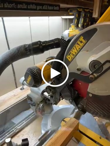 Customer video review of DeWalt DW718 Sliding Miter Saw Dust Collection