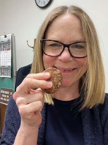 Customer photo review of Peanut Butter & Jelly Truffles- 6 Truffles