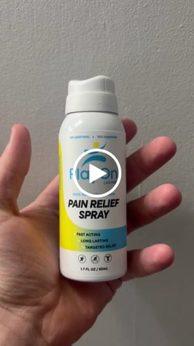 Customer video review of PlayOn Pain Relief Spray