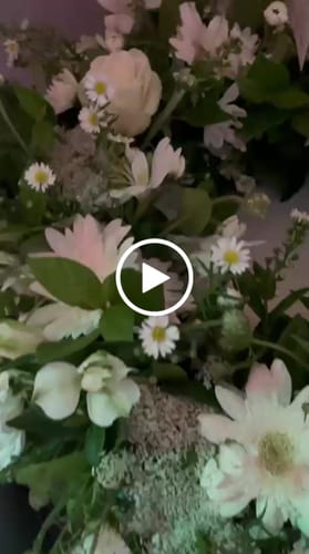Customer video review of Heavenly Grace White Wreath