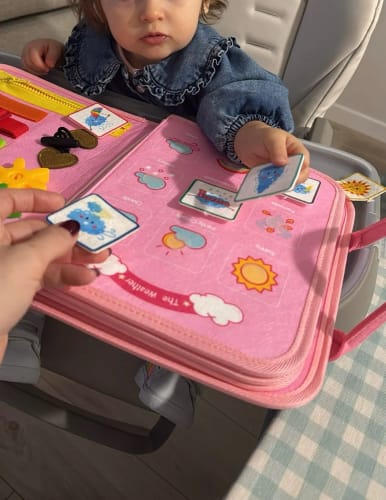 Customer photo review of Haushaltsoase Busy Book
