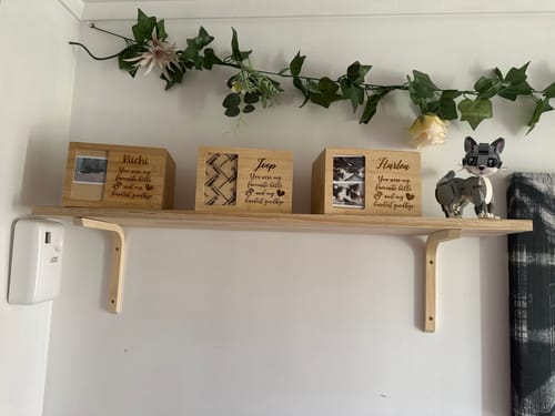 Customer photo review of Pet Memorial - You Were My Favourite Hello And My Hardest Goodbye - Personalised.