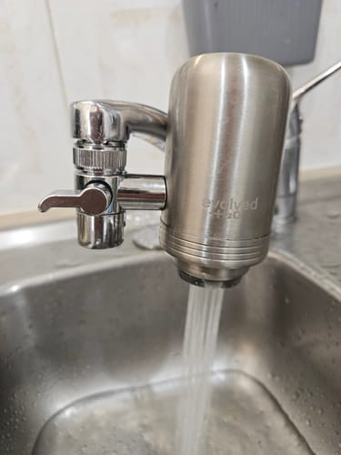 Customer photo review of Evolved H2O™ Advanced Tap Filter