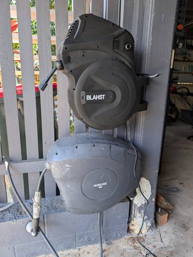 Customer photo review of R30 Wall-Mounted Pressure Washer