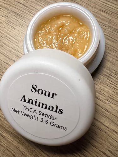 Customer photo review of Sour Animals | THCA Badder