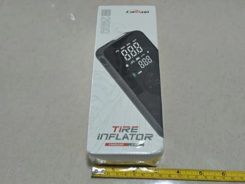 Customer photo review of CARSUN™ Portable Digital Tire Inflator – Cordless Air Pump