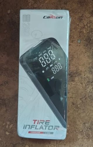 Customer photo review of CARSUN™ Portable Digital Tire Inflator – Cordless Air Pump
