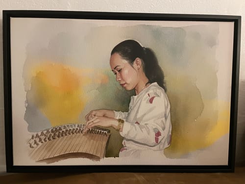 Customer photo review of Custom People Portrait