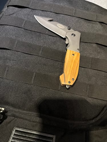 Customer photo review of HOLY GRAIL™ POCKET KNIFE