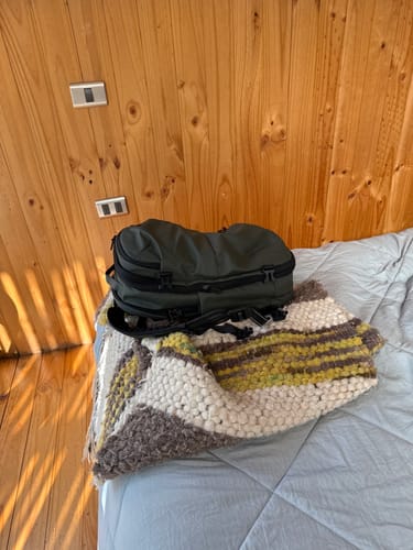 Customer photo review of PACK: MOCHILA AIRBAGZ GREEN + COMPRESOR