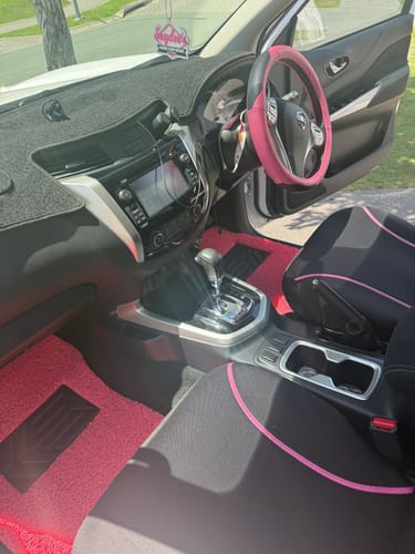 Customer photo review of for Nissan Navara Dual Cab (NP300/D23 STX without rear cupholder)2015-Current, Premium Car Floor Mats