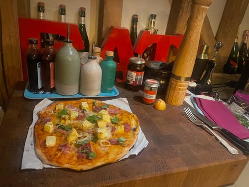 Customer photo review of Sourdough Pizza Bases