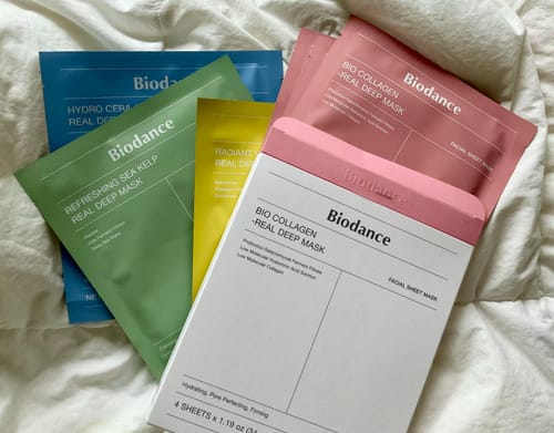 Customer photo review of Nakts hidrogela maska ar kolagēnu Biodance Bio-Collagen Real Deep Mask