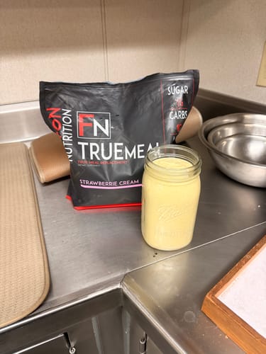 Customer photo review of True Meal Low Carb Meal Replacement