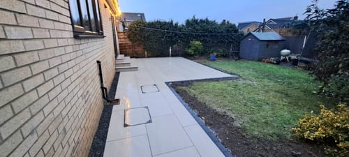 Customer photo review of Kandala - Grey Porcelain Paving Tiles - 900 x 600 x 20mm