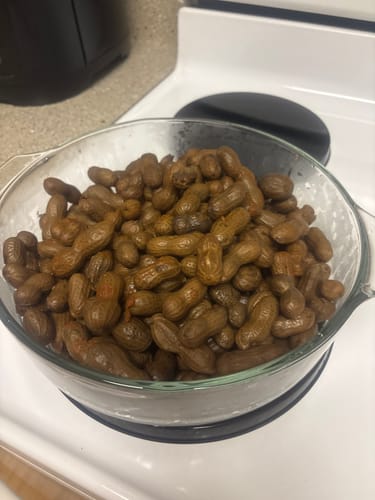 Customer photo review of Boil-The-Bag Boiled Peanuts (2 Bags)
