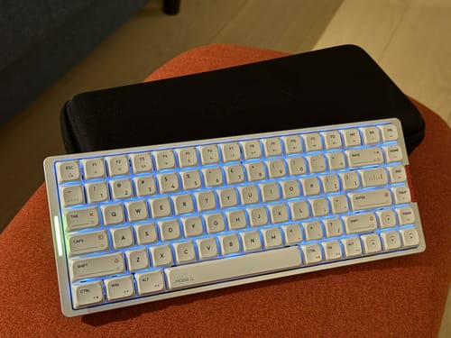 Customer photo review of IQUNIX MQ80 Aluminum Low Profile Mechanical Keyboard