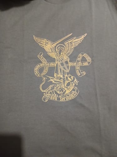 Customer photo review of T-shirt - Archange Saint-Michel