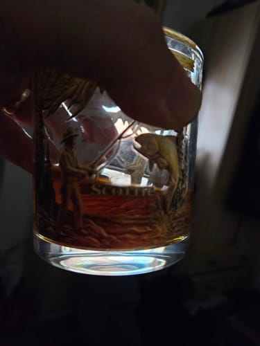 Scott M. review of Fishing For Life - Personalized Fishing Whiskey Glass image 1 out of 1