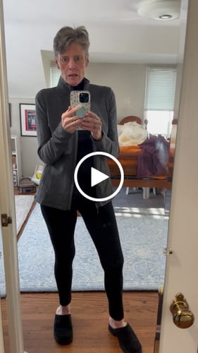 Customer video review of Finley Zip Up Sweatshirt - Cinder Melange