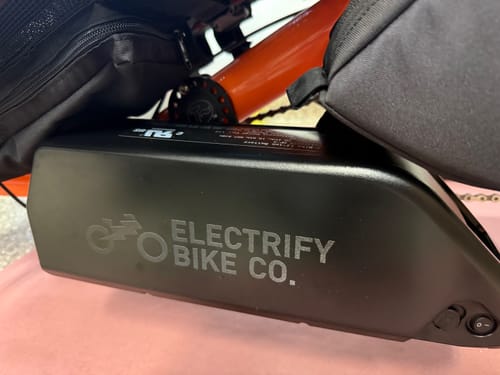 Customer photo review of Catrike Configured Battery Mount