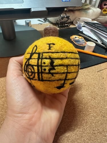 Customer photo review of Sunny Side Up - 1 oz Felter's Fleece