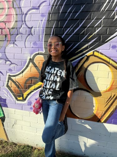 Customer photo review of Greater Than Equal | Distressed Black