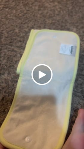 Customer video review of 4-Layer Bamboo Viscose Cloth Diaper Insert