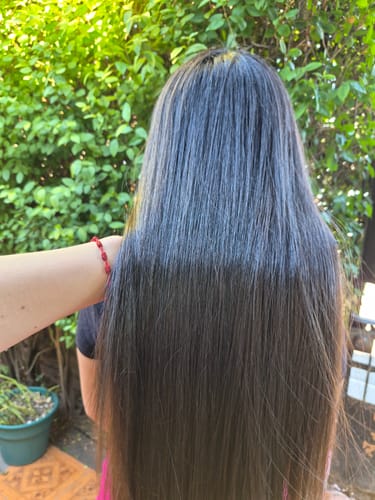 Customer photo review of Máscara Hidratante Golden Glow 500 g