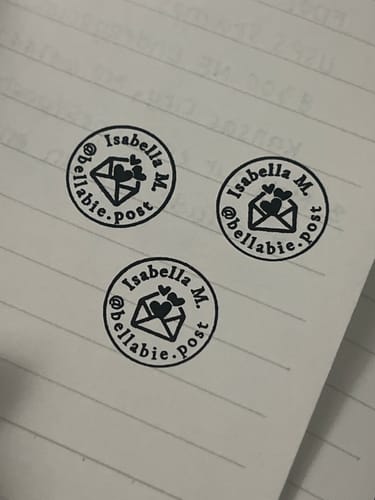 Customer photo review of Small Self-Inking Stamp﹘US