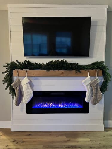 Customer photo review of Contemporary Mantels