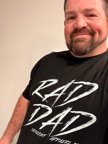Customer photo review of RAD DAD TEE