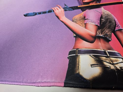 Customer photo review of Custom Playmat (24" x 14")