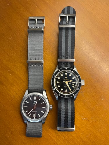 Customer photo review of Bond Nylon Watch Strap