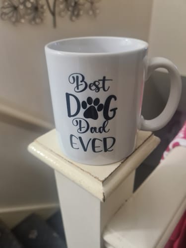 Customer photo review of Man & Dogs - Best Friends Personalised Mug