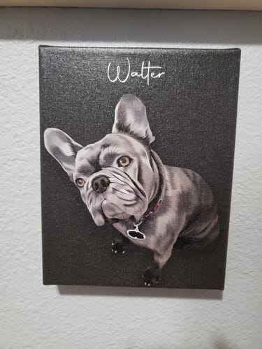 Customer photo review of Pet Art Canvas Wrap