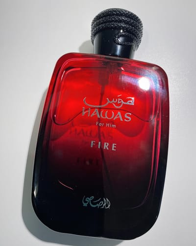 Customer photo review of Rasasi Hawas Fire Eau De Parfum For Unisex(New Release 2025)