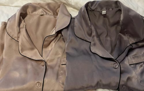 Customer photo review of Silk Sleepwear – Lightweight & Breathable
