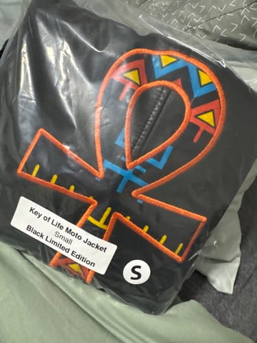 Customer photo review of KEY OF LIFE Moto Jacket (more colors)
