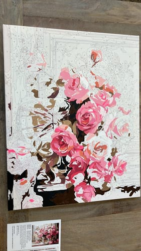 Customer photo review of Numbered Roses