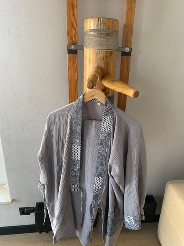 Customer photo review of Patchwork Japanese Pajamas Set