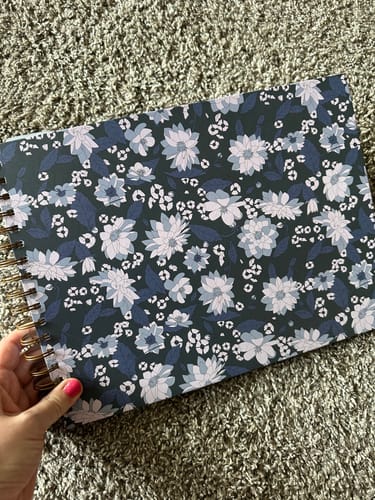 Customer photo review of 2025 Horizontal Weekly Planner, Twilight