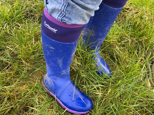 Customer photo review of Wentworth Wellingtons Purple