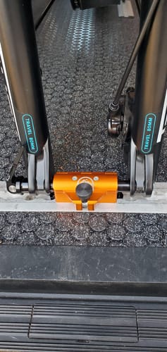Customer photo review of Unaka - Bike Thru Axle Fork Mount