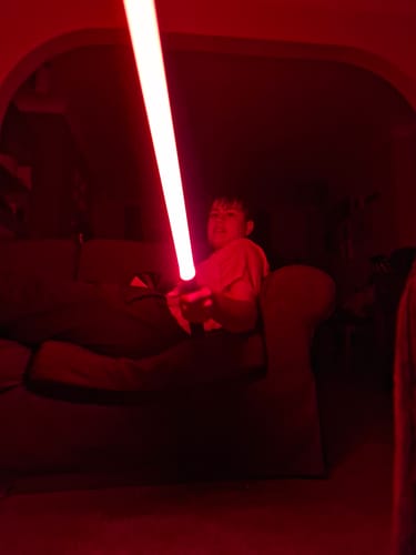 Customer photo review of Combat Saber - Model Hunter - Black (Clearance)